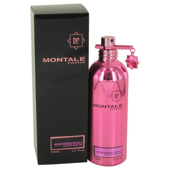 Montale Aoud Roses Petals by Montale Eau De Parfum Spray (Unisex) 3.4 oz for Women