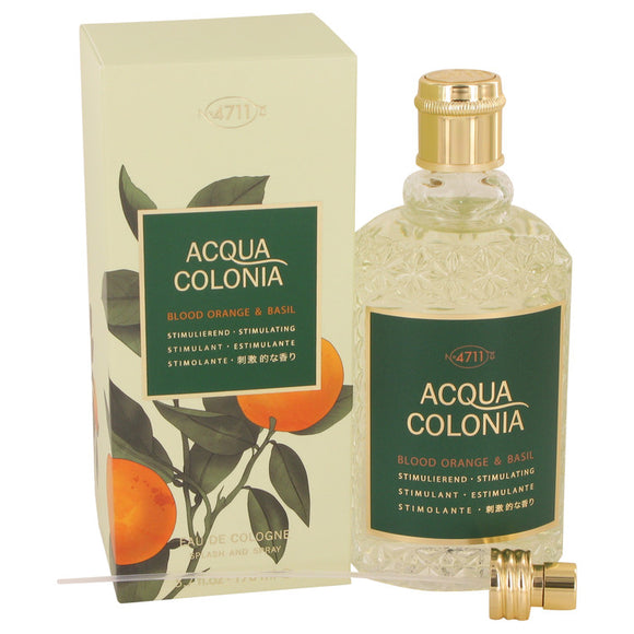 4711 Acqua Colonia Blood Orange & Basil by Maurer & Wirtz Eau De Cologne Spray (Unisex) 5.7 oz for Women