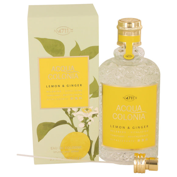 4711 ACQUA COLONIA Lemon & Ginger by Maurer & Wirtz Eau De Cologne Spray (Unisex) 5.7 oz for Women