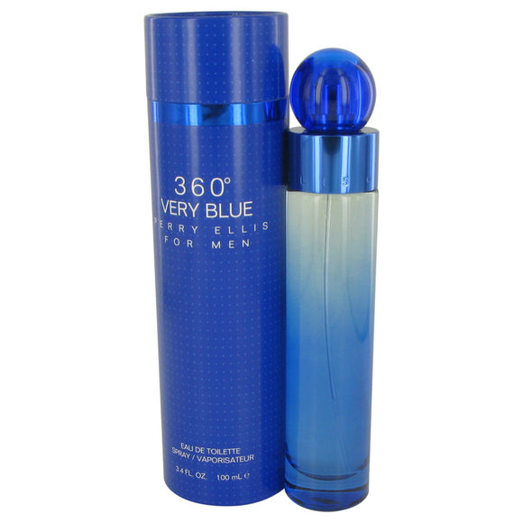 Perry Ellis 360 Very Blue by Perry Ellis Eau De Toilette Spray 3.4 oz for Men