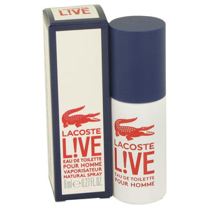 Lacoste Live by Lacoste Mini EDT Spray .27 oz for Men - ParaFragrance