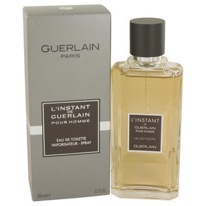 L'instant by Guerlain Eau De Toilette Spray 3.4 oz for Men - ParaFragrance