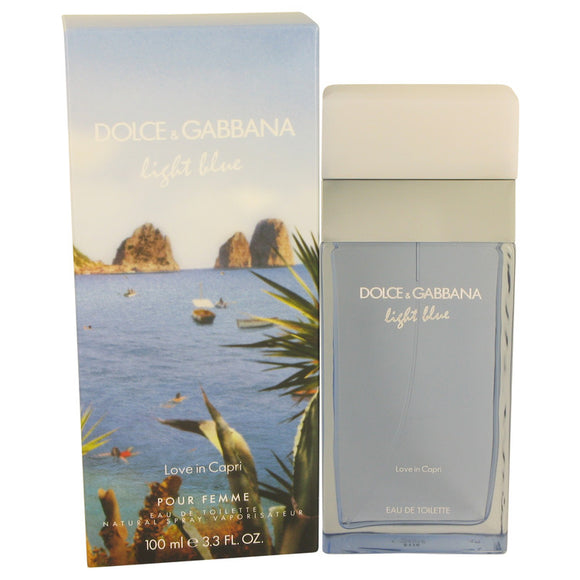 Light Blue Love in Capri by Dolce & Gabbana Eau De Toilette Spray 3.4 oz for Women