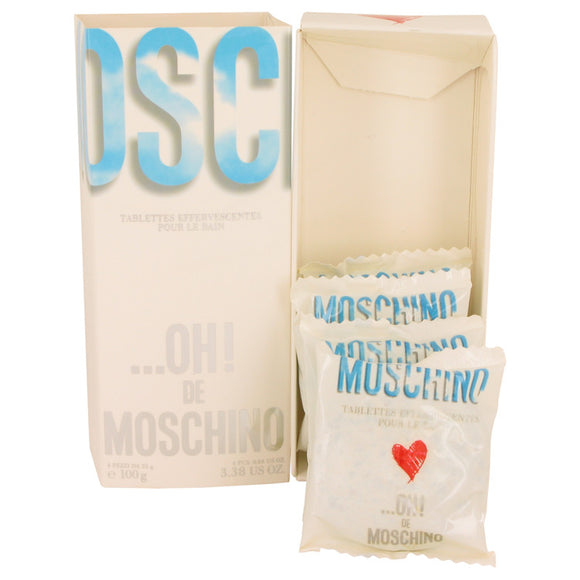 OH DE MOSCHINO by Moschino Effervescentes Soap Tablets (boxes slightly damaged) 4 x .84 oz for Women