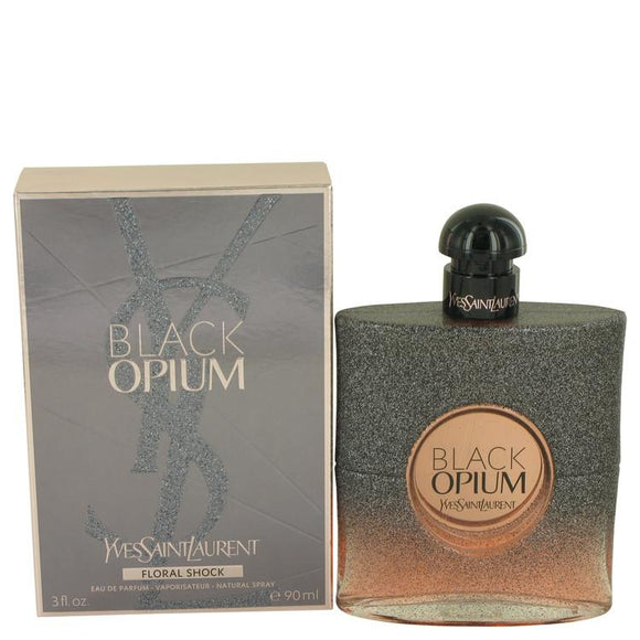 Black Opium Floral Shock by Yves Saint Laurent Eau De Parfum Spray 3 oz for Women