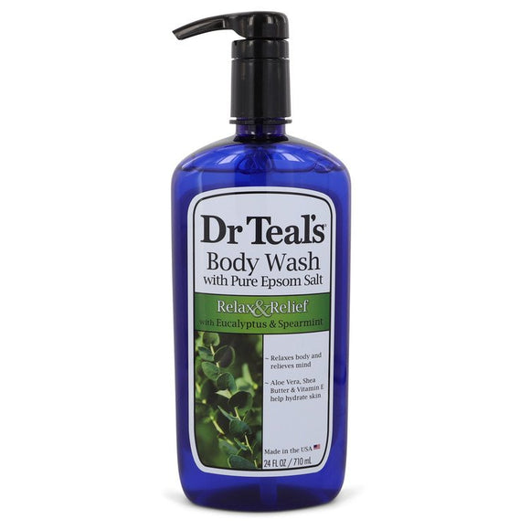 Dr Teal's Body Wash With Pure Epsom Salt by Dr Teal's Body Wash with pure epsom salt with eucalyptus & Spearmint 24 oz for Women