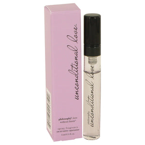 Unconditional Love by Philosophy Mini EDT Spray .13 oz for Women