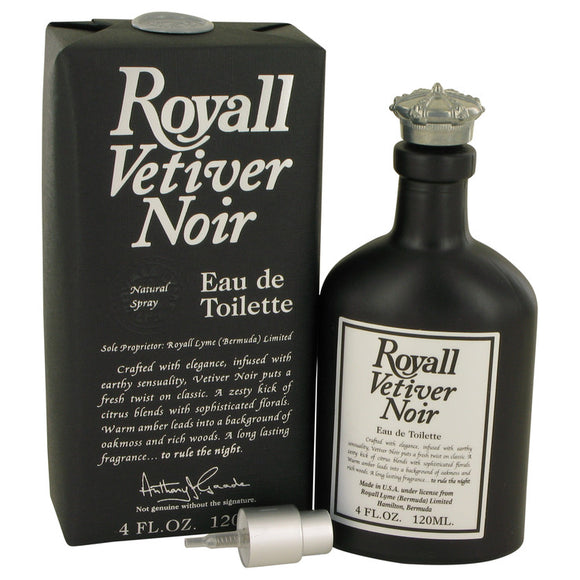 Royall Vetiver Noir by Royall Fragrances Eau de Toilette Spray 4 oz for Men