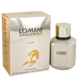 Lomani Dangerous by Lomani Eau De Toilette Spray 3.3 oz for Men