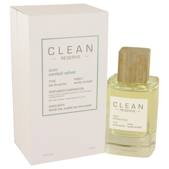 Clean Smoked Vetiver by Clean Eau De Parfum Spray 3.4 oz for Women