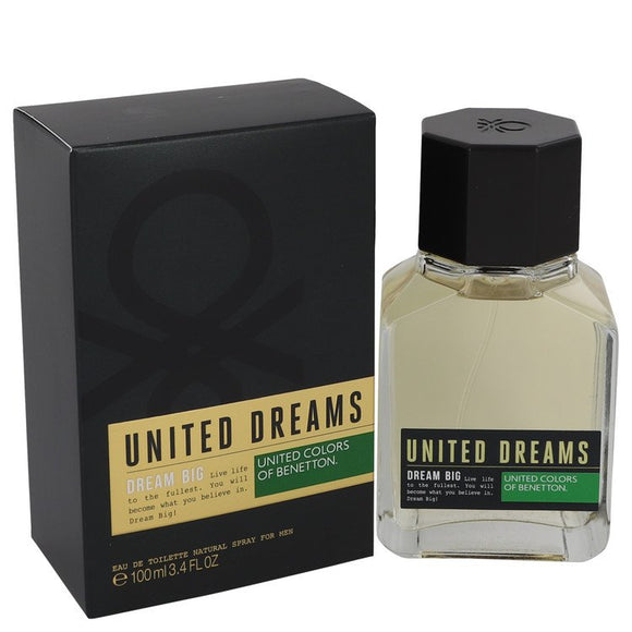 United Dreams Dream Big by Benetton Eau De Toilette Spray 3.4 oz for Men