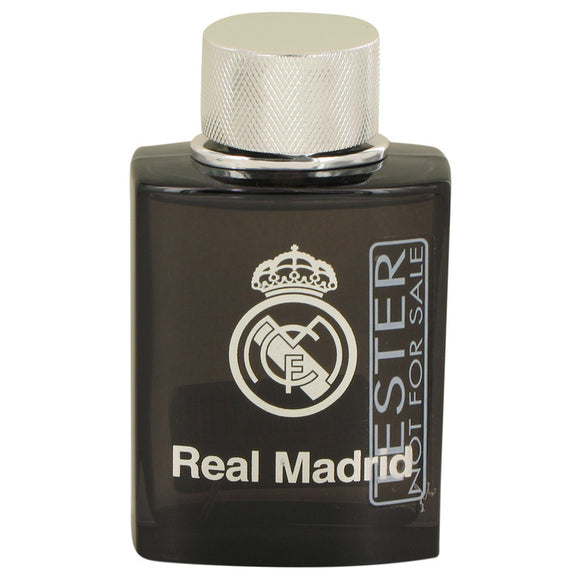 Real Madrid Black by Air Val International Eau De Toilette Spray (Tester) 3.4 oz for Men