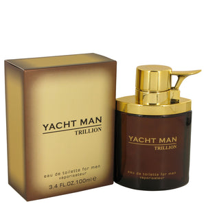 Yacht Man Trillion by Myrurgia Eau De Toilette Spray 3.4 oz for Men