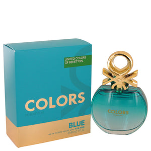 Colors De Benetton Blue by Benetton Eau De Toilette Spray 2.7 oz for Women
