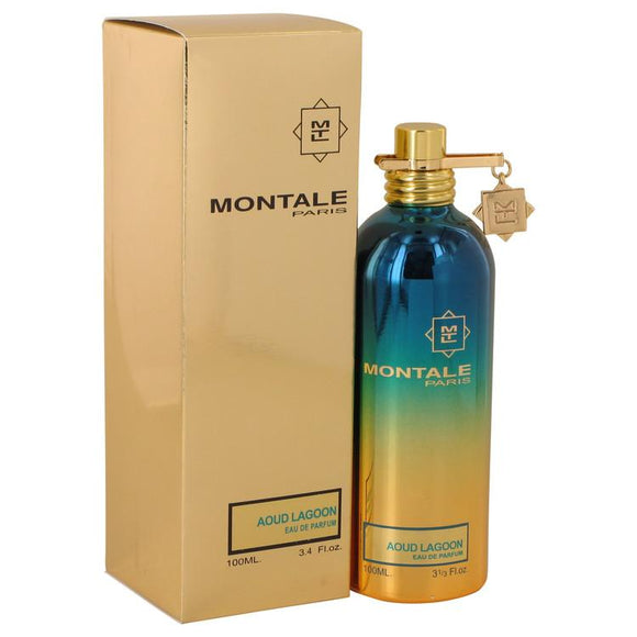 Montale Aoud Lagoon by Montale Eau De Parfum Spray (Unisex) 3.4 oz for Women - ParaFragrance