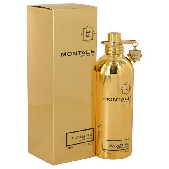 Montale Aoud Leather by Montale Eau De Parfum Spray (Unisex) 3.4 oz for Women - ParaFragrance