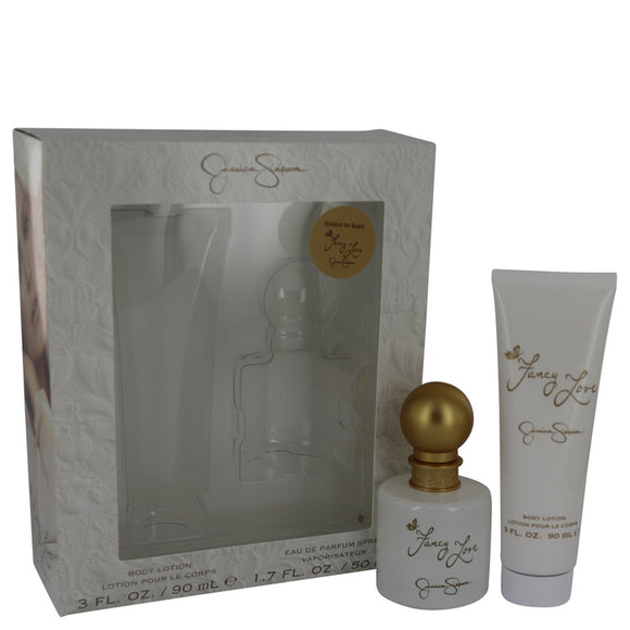 Fancy Love by Jessica Simpson Gift Set -- 1.7 oz Eau De Parfum Spray + 3 oz Body Lotion for Women