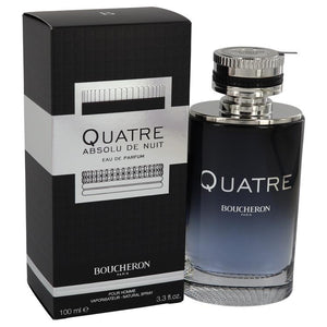 Quatre Absolu De Nuit by Boucheron Eau De Parfum Spray 3.3 oz for Men - ParaFragrance