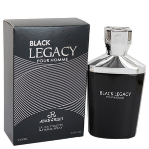 Black Legacy Pour Homme by Jean Rish Eau De Toilette Spray 3.4 oz for Men