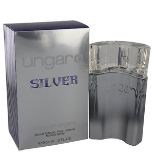 Ungaro Silver by Ungaro Eau De Toilette Spray 3 oz for Men