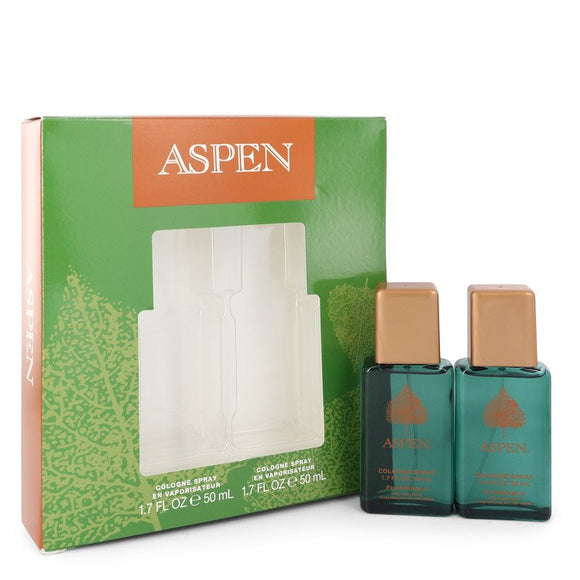 ASPEN by Coty Gift Set -- Two 1.7 oz Cologne Sprays for Men