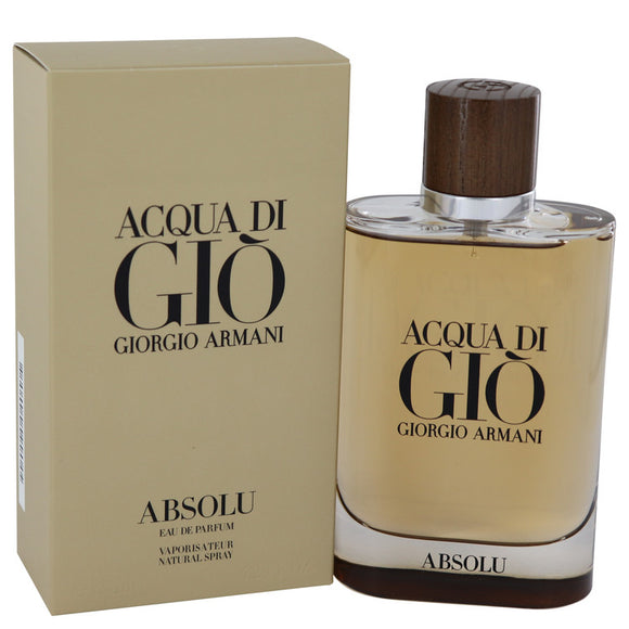 Acqua Di Gio Absolu by Giorgio Armani Eau De Parfum Spray 4.2 oz for Men