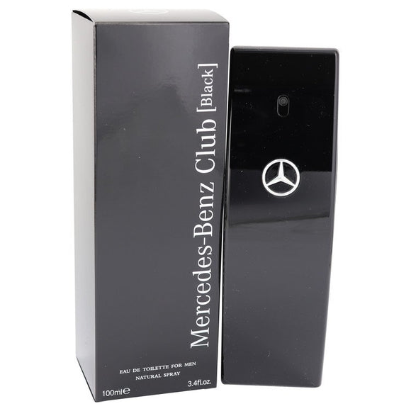 Mercedes Benz Club Black by Mercedes Benz Eau De Toilette Spray 3.4 oz for Men