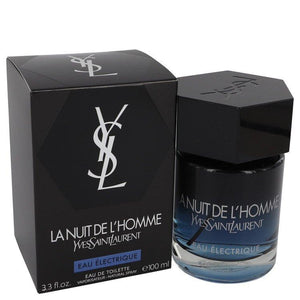 La Nuit De L'homme Eau Electrique by Yves Saint Laurent Eau De Toilette Spray 3.3 oz for Men - ParaFragrance