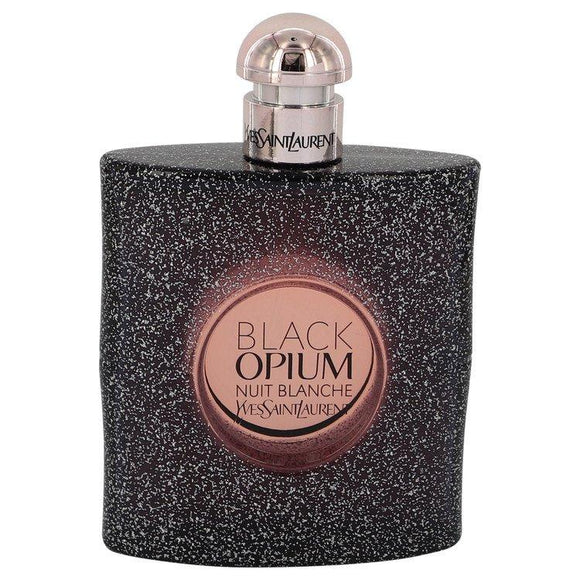 Black Opium Nuit Blanche by Yves Saint Laurent Eau De Parfum Spray (Tester) 3 oz for Women