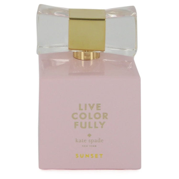 Live Colorfully Sunset by Kate Spade Eau De Parfum Spray (unboxed) 3.4 oz for Women