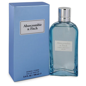 First Instinct Blue by Abercrombie & Fitch Eau De Parfum Spray 3.4 oz for Women