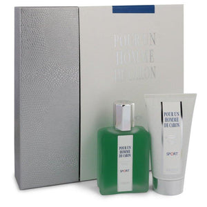 Caron Pour Homme Sport by Caron Gift Set -- 2.5 oz Eau DE Toilette Spray + 2.5 oz Shower Gel for Men - ParaFragrance