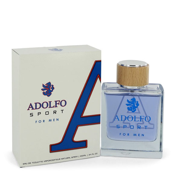 Adolfo Sport by Adolfo Eau De Toilette Spray 3.4 oz for Men