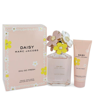 Daisy Eau So Fresh by Marc Jacobs Gift Set -- 4.2 oz Eau De Toilette Spray + 2.5 oz Body Lotion for Women