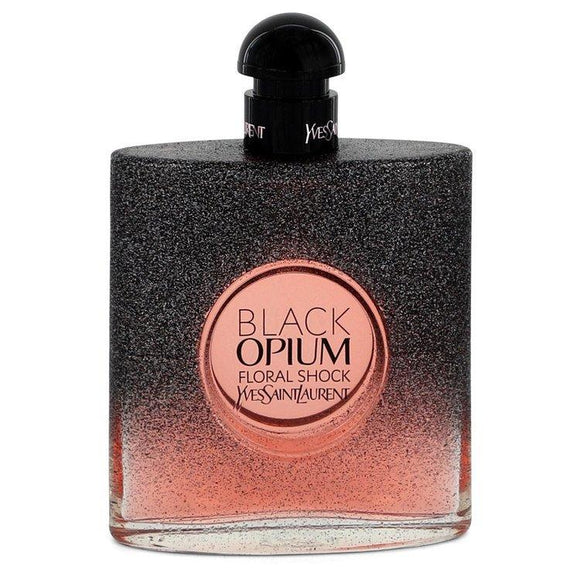 Black Opium Floral Shock by Yves Saint Laurent Eau De Parfum Spray (Tester) 3 oz for Women