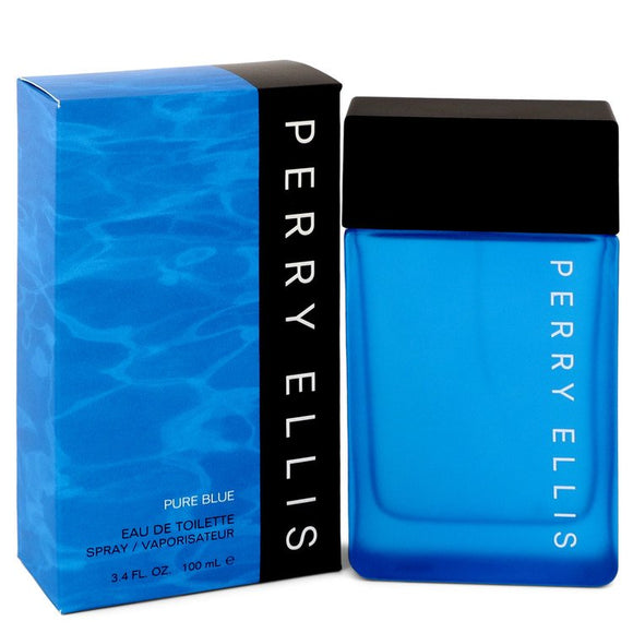 Perry Ellis Pure Blue by Perry Ellis Eau De Toilette Spray 3.4 oz for Men