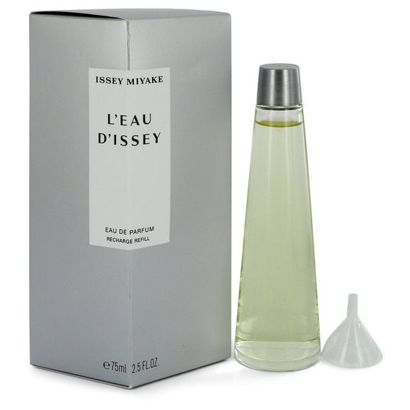L'EAU D'ISSEY (issey Miyake) by Issey Miyake Eau De Parfum Refill (Slightly Damaged Box) 2.5 oz for Women