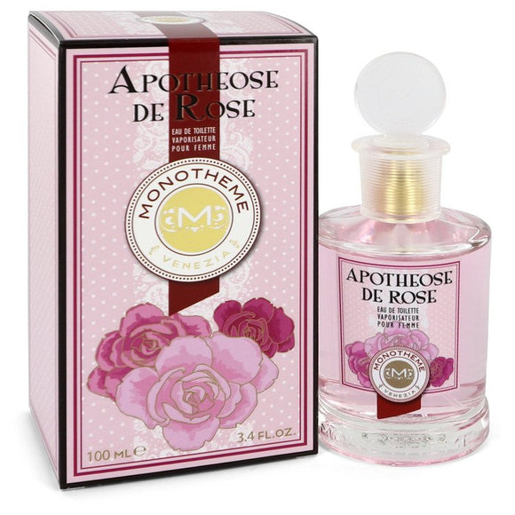 Apothéose de Rose by Monotheme Fine Fragrances Venezia Eau De Toilette Spray 3.4 oz for Women