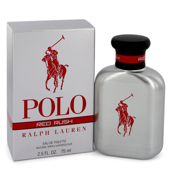 Polo Red Rush by Ralph Lauren Eau De Toilette Spray 2.5 oz for Men
