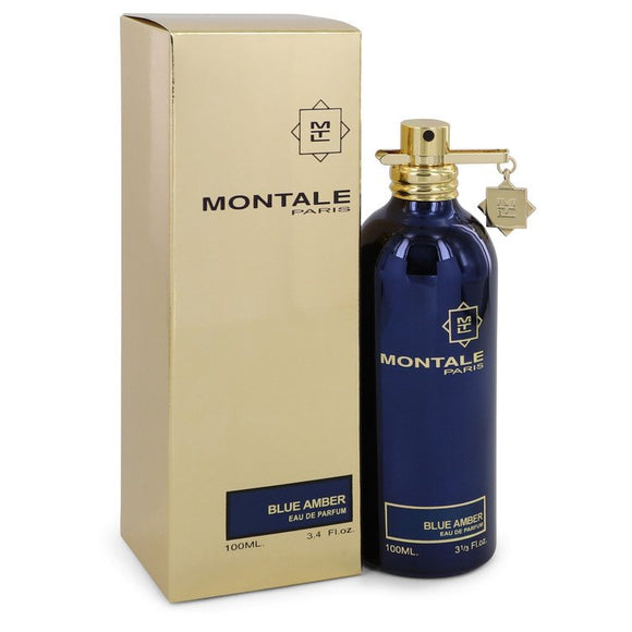 Montale Blue Amber by Montale Eau De Parfum Spray (Unisex) 3.4 oz for Women