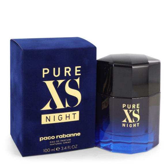 Pure XS Night by Paco Rabanne Eau De Parfum Spray 3.4 oz for Men