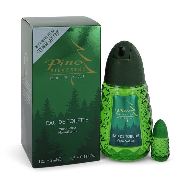 PINO SILVESTRE by Pino Silvestre Eau De Toilette Spray (New Packaging) with free .10 oz Travel size Mini 4.2 oz  for Men
