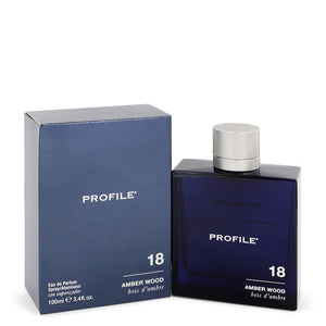 18 Amber Wood by Profile Eau De Parfum Spray 3.4 oz for Men