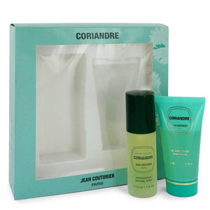 CORIANDRE by Jean Couturier Gift Set -- 1.1 oz Eau De Toilette Spray + 1.7 oz Shower  Gel for Women - ParaFragrance
