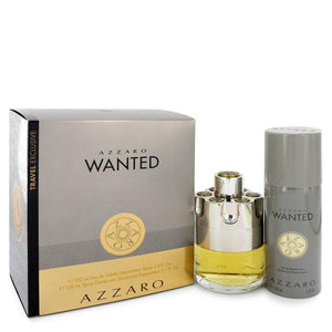 Azzaro Wanted by Azzaro Gift Set -- 3.4 oz Eau De Parfum Spray + 5.1 oz Deodarant Spray for Men - ParaFragrance