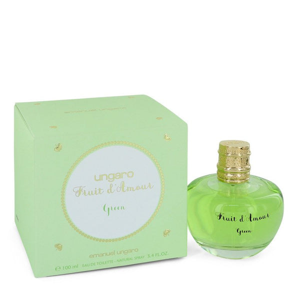 Ungaro Fruit D'amour Green by Ungaro Eau De Toilette Spray 3.4 oz for Women