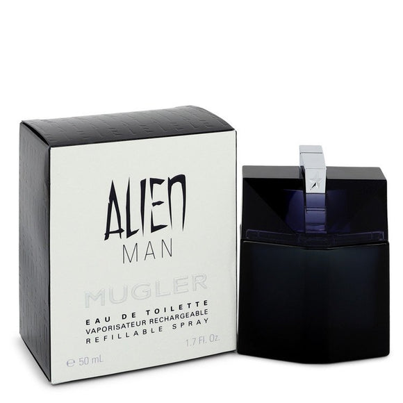 Alien Man by Thierry Mugler Eau De Toilette Refillable Spray 1.7 oz for Men