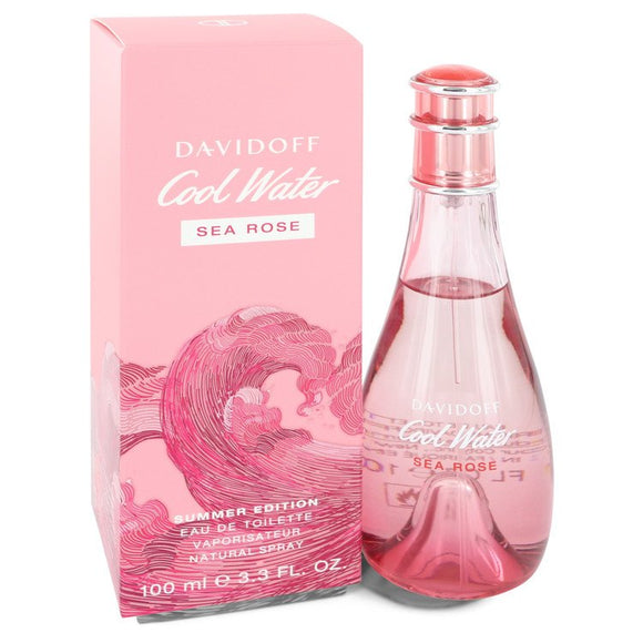 Cool Water Sea Rose by Davidoff Eau De Toilette Spray (2019 Summer Edition) 3.3 oz  for Women
