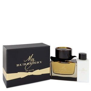 My Burberry Black by Burberry Gift Set -- 3 oz Eau De Parfum Spray + 2.5 oz Body Lotion for Women