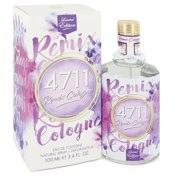 4711 Remix Lavender by 4711 Eau De Cologne Spray (Unisex) 3.4 oz for Men